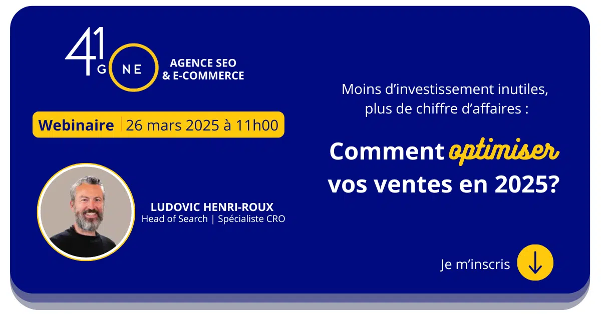 LP Webinar Optimiser vos ventes en 2025 sans dépenser plus ?